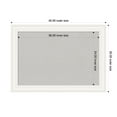 thumbnail image 2 of Amanti Art Grey Cork Board Framed Ridge White Bulletin Board 42 in. x 30 in., 2 of 8