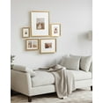 thumbnail image 3 of Kate And Laurel Adlynn Traditional Picture Frame Set, Set of 5, Varying Sizes, Gold, Vintage Wall Frame Set Collection with Hanging Template for Gallery Wall Picture Frame Display, 3 of 10