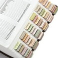thumbnail image 5 of & Craft Tabs Set Tone Laminated Labels - 75 Sticker Tabs for Organization Gold Foil Reusable Index Tabs Five Sheets, 5 of 5
