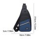 thumbnail image 3 of Mochila Bandolera para Hombre y Mujer, Mochila de Hombro, Mochila de Pecho con Orificio para Auriculares, Ideal para Senderismo, Camping y Excursiones Al Aire Libre., 3 of 7