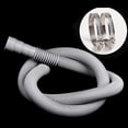 thumbnail image 2 of Drains Hose, Extended Drains Hose For Washing Machine With 1pcs Hose Clamp Universal Extension Washer Machine Hose, 2 of 5