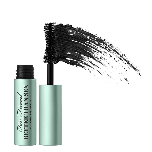 Máscara Too Faced Better Than Sex, impermeable, tamaño de viaje