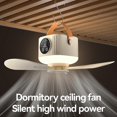thumbnail image 4 of D01 Outdoor Portable Ceiling Fan Remote Control 3 Gears Hanging Camping Light with 3600mAh Battery -, 4 of 5