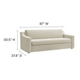 thumbnail image 3 of Modway Liora Sofa in Alabaster White, 3 of 9
