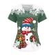 thumbnail image 4 of Uniformes de enfermera navideños para mujer, ropa de trabajo con cuello en V y manga corta con estampado y bolsillo, ropa de trabajo para enfermeras, monos, uniformes médicos, 4 of 5