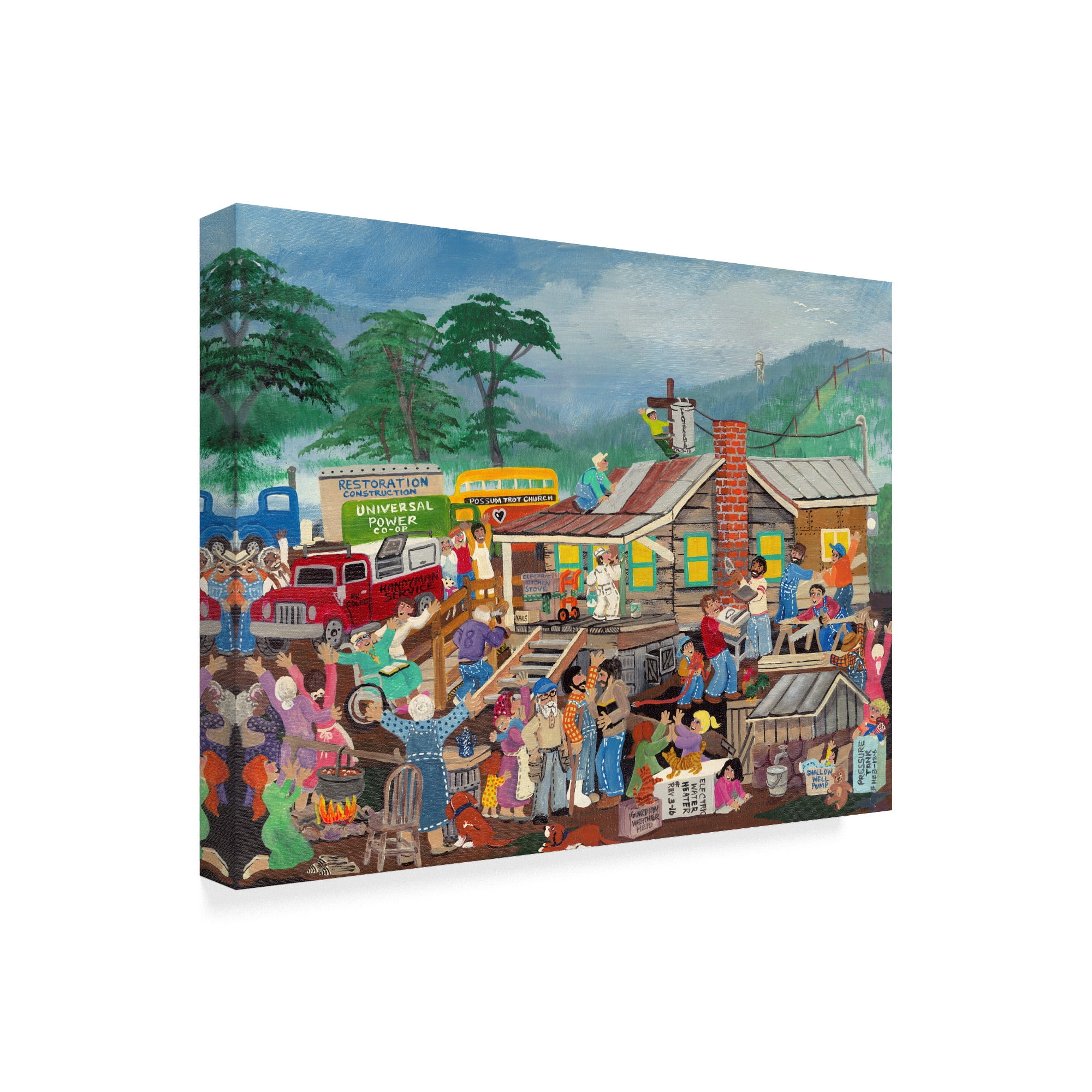 Trademark Fine Art 'Electrified' Canvas Art by Carol Salas
