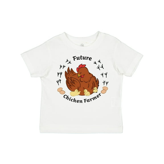 Inktastic Future Chicken Farmer-mother Hen and Chicks Boys or Girls Toddler T-Shirt