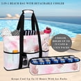 thumbnail image 3 of Bolsa de Playa Impermeable DSIUE con Enfriador para Mujeres, 3 of 8