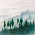 thumbnail image 2 of Landscape in watercolor Poster Print by Atelier B Art Studio, 2 of 2