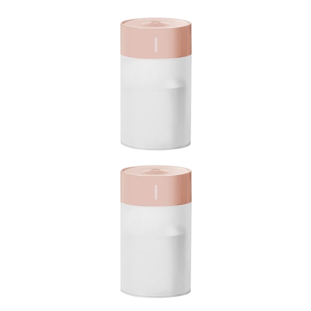 Methold Humidificador de aire de gran capacidad de 260ML, difusor de Aroma de aceite esencial, rociador, generador de niebla, hogar, Rosado 2piezas