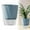 A, variant on Flowerpots with Dish Ceramic, Self Watering Planter African Violet Pots Clear Plastic Automatic Watering Planter Flower Pot Square Plant Pot for All House Plants Succulents Herb, Flower Pots