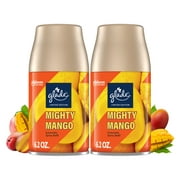 Glade Automatic Spray Refill, Air Freshener, Infused with Essential Oils, Mighty Mango, 6.2 oz, 2 Count