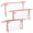 Pink, variant on Mber 3-Pack TSA Approved Clear Travel Bag, Plastic Makeup Pouches,  Toiletry Cosmetic Bags with Zipper, Pink