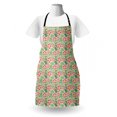 thumbnail image 3 of Flora Apron, Pastel Large Flower Petals Garden Yard Beauty of Spring Fragrance Retro Art, Unisex Kitchen Bib with Adjustable Neck for Cooking Gardening, Adult Size, Multicolor, by Ambesonne, 3 of 4