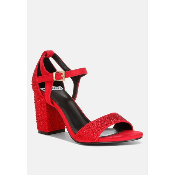 Navoli Rhinestones Embellished Sandals