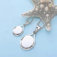 thumbnail image 3 of H2o Same Pendant red sand imprint necklace Mermaid shell openable and closable pendant accessories Gift, 3 of 5