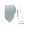 thumbnail image 2 of INSPIRE CHIC Conjunto de Pañuelo de Bolsillo para Hombre Corbata Sólida Corbatas de Pajarita Pre-atadas Conjunto de Invierno Fiesta Gris, 2 of 6