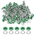 thumbnail image 1 of Uxcell 110 Pcs Ojetes con Arandelas 3/16" Kit de Grommets Verde, 1 of 7