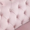 thumbnail image 6 of 87" Velvet Chesterfield Sofa,3 Seater Sofa with 2 Pillows,Button Tufted Upholstered Couch with Curved Arms,Accent Sofa with Padded Seater & Gold Metal Legs,for Living Room Bedroom Office, 6 of 7