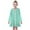 Green, variant on Girls Swim Cover up Zipper Hooded Bathrobe Beach Dress Long Sleeve Terry Swimsuit Kids Swimsuits for Girls 1-2 Years