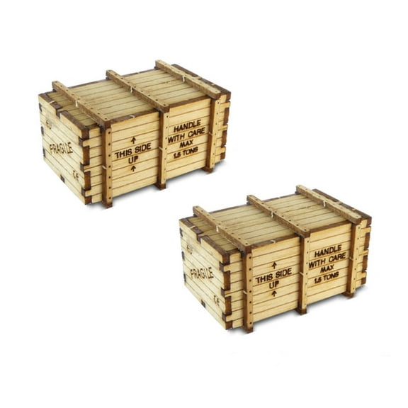 Bachmann HO Scale Train Accessories Machinery Crates (2/Pk) 39110