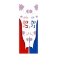 thumbnail image 1 of Cartel de porche de año nuevo Banners de puerta de feliz año nuevo que cuelgan Irfora Signo de porche, 1 of 7
