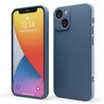 thumbnail image 1 of Red Ember Shockproof Case for iPhone, Ultra Slim Protective Liquid Silicone Matte Finish Phone Case - iPhone 13 - Navy Blue, 1 of 5