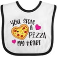 thumbnail image 3 of Inktastic Valentine's Day You Stole a Pizza of My Heart Boys or Girls Baby Bib, 3 of 4