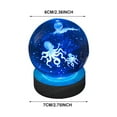 thumbnail image 2 of MesaSe 3d Glowing Crystal Ball Night Light Ornament Creative Coloful Night Scene Lamp With Base For Home Decor Gift, 2 of 9