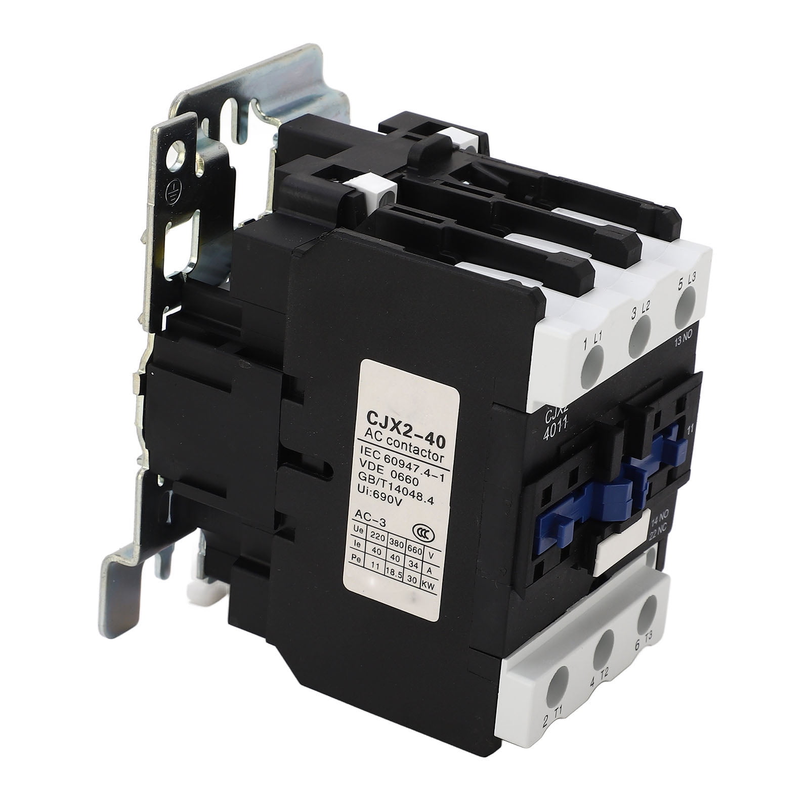 Motor Contactor Din Rail Mount Contactor Industrial Ac Contactor AC
