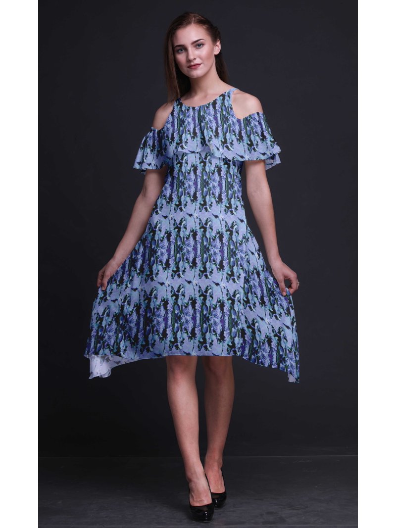 womens dresses midi length Button Tank Midi Dress-Medium Blue Denim | Women's Dresses