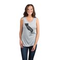 thumbnail image 2 of Thread Tank Home Roots State California CA Women's Sleeveless Muscle Tank Top Sport Grey Small, 2 of 4