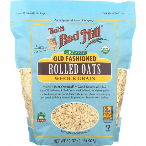 Bob's Red Mill Old Fashioned Rolled Oats, Organic, 32 oz - Walmart.com ...