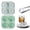 Green, variant on Siliconi Sphere Ice Tray Slow Melting Round Cube Mold With Funnel For Whiskey Home Bar