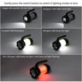 thumbnail image 3 of Paquete de 2 linternas de camping, linternas LED para acampar al aire libre, linternas recargables con luz de emergencia portátil resistente al agua para senderismo de supervivencia de huracanes brillar Electrónica, 3 of 5