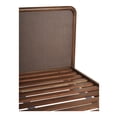 thumbnail image 6 of Moe's Home Collection Rye Queen Bed Warm Brown Wood Beds, 6 of 6