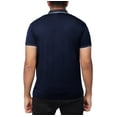 thumbnail image 2 of X RAY Men's Slim Athletic Fit Short Sleeve Performance Stretch Cotton Polo Shirt, Navy/White, Large, 2 of 6