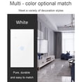 thumbnail image 4 of Mistaha Smart WiFi Glass Touch Panel Switch with Zero Line Wiring, LED Indicator Light, Tempered Glass Panel, V0 Level Fire Retardant, 1 Way YX-WS001A., 4 of 6
