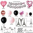 thumbnail image 3 of Paris Party Decorations Set - Paris Party Supplies with Paris Balloons Garland,Paris Happy Birthday Banner,Eiffel Tower Cake toppers Stickers Cutout for Paris Birthday Party Decorations, 3 of 3