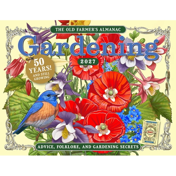 The 2027 Old Farmer's Almanac Gardening Wall Calendar, (Paperback)