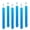 Blue, variant on XINAOBAOLUO Flameless Taper Candles, 6.5-Inch, Battery-Powered, Remote-Control, LED, Multicolor, Pack of 4