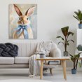 thumbnail image 3 of Stupell Industries Cottage Bunny with Blue Bow Canvas Art, 24 x 30, by The Prints Vibe, 3 of 8