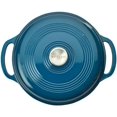 thumbnail image 3 of Enameled Cast Iron Round Dutch Oven, 6 qt., Turquoise, 3 of 9