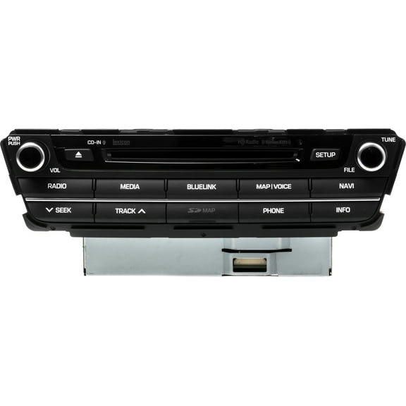 Restored 2015 Hyundai Genesis AM FM Satellite Radio Single CD MP3 Navigation 96560B14254X (Refurbished)