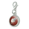 thumbnail image 2 of Hooded Rat Antiqued Bracelet Pendant Zipper Pull Charm with Lobster Clasp, 2 of 4
