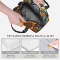 thumbnail image 3 of Disketp Colorful Cloud Butterfly Sunflower Lonchera Térmica para Mujer y Hombre, Bolsa de Almuerzo Reutilizable e Impermeable para Trabajo, Viajes y Picnic, 3 of 7