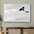 thumbnail image 2 of wall26 Canvas Print Wall Art Black &amp; White Snowboarder on Mountain Sports Athletes Photography Realism Contemporary Scenic Urban Multicolor Ultra for Living Room, Bedroom, Office - 16"x24&qu, 2 of 5