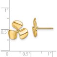 thumbnail image 4 of 14K THREE BLADE PROPELLER W/CENTER BEAD POST EARRING / HP, 4 of 4