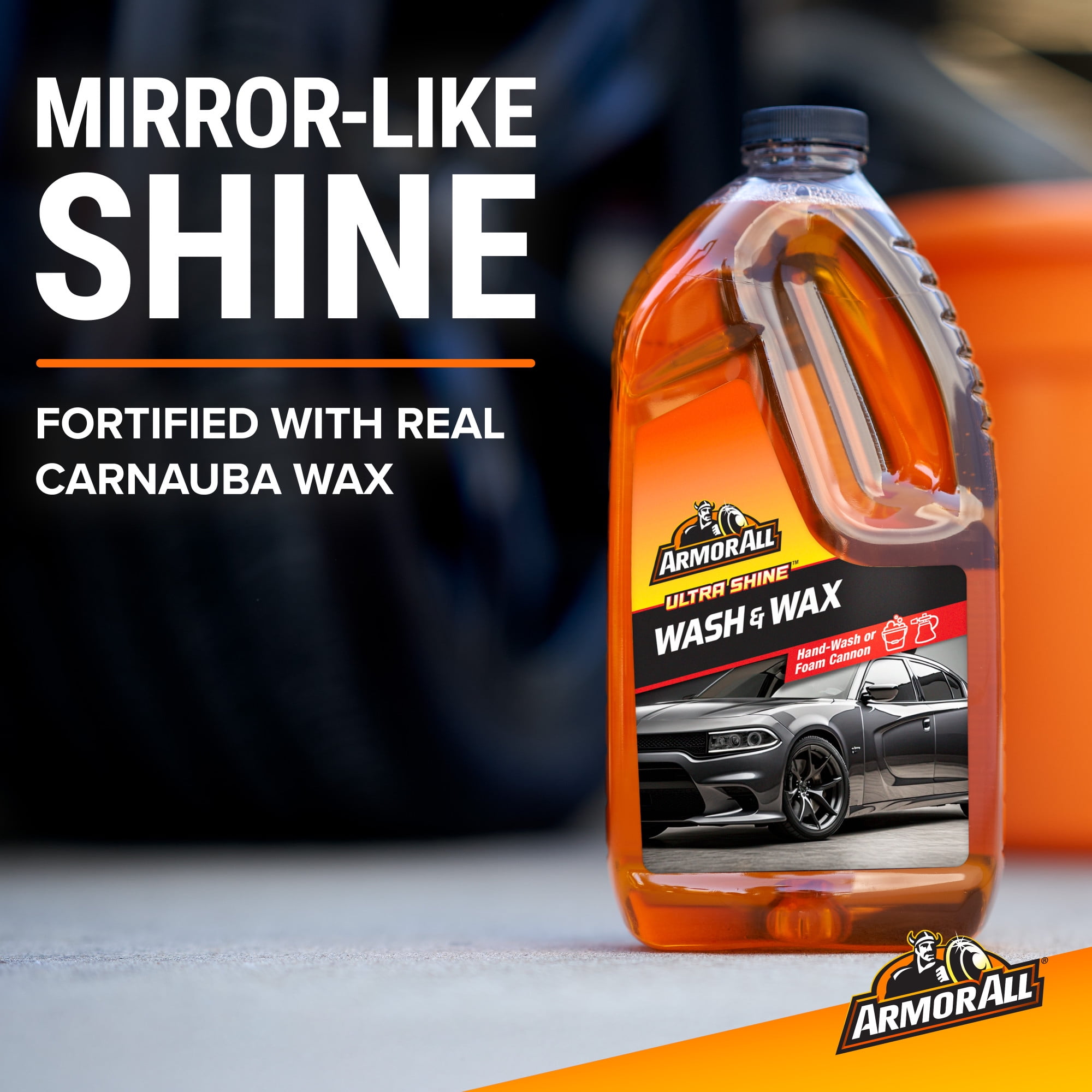 Armor All Ultra Shine Car Wash and Wax for Car Detailing, 64 fl oz Bottle​