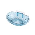 thumbnail image 2 of Yuarrent Soporte para jabonera, estante de almacenamiento transparente, caja montada en la pared, platos, esponja adhesiva, estuche, taza para Juegos de accesorios de baño Azul transparente, 2 of 6